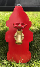 Laineys Custom Wood Fire Hydrant Leash Holder